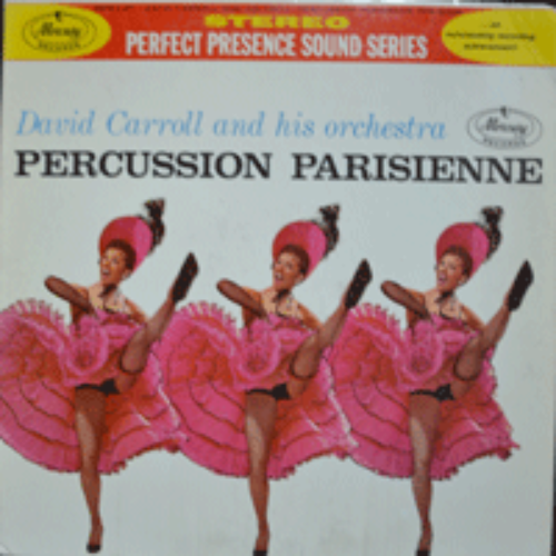 DAVID CARROLL - PERCUSSION PARISIENNE (STEREO/American 편곡자, 지휘자, 음악감독 / 그 유명한 &quot;20세기 살롱에서&quot; 수록/* USA ORIGINAL 1st press  PPS 6008)  strong EX++