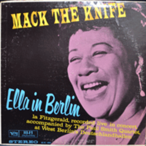 ELLA FITZGERALD - MACK THE KNIFE ELLA IN BERLIN (1st prees USA) EX++