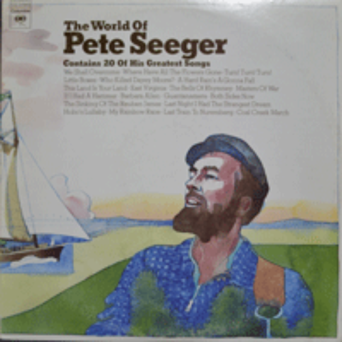 PETE SEEGER - THE WORLD OF PETE SEEGER  (2 LP/이연실의 &quot;소낙비&quot; 원곡 수록/* USA) NM/NM