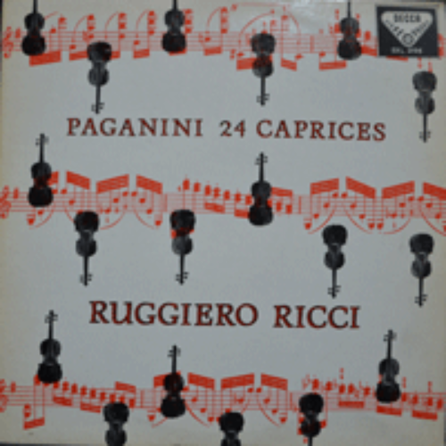 RUGGIERO RICCI - PAGANINI 24 CAPRICES (라이센스) MINT