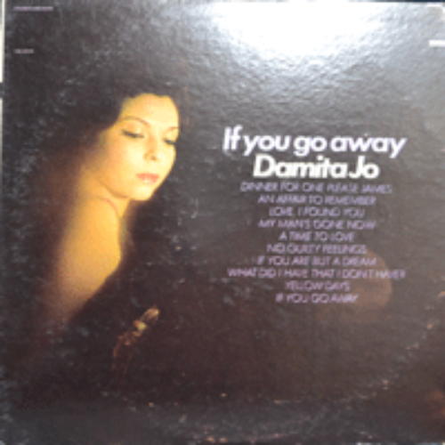 DAMITA JO - IF YOU GO AWAY  (STEREO/ A TIME TO LOVE &quot;PETITE FLEUR&quot; &quot;작은꽃&quot;의 영어버젼수록/* USA 1st press) strong EX++