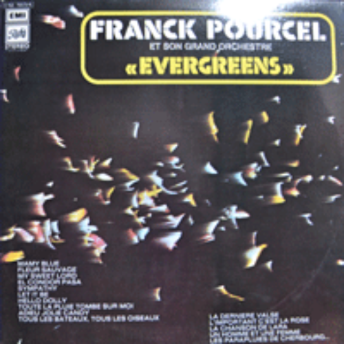 FRANCK POURCEL - EVERGREENS (2LP / French arranger and conductor /  이종환 시그널 곡 ADIEU JOLIE CANDY 수록/ 오아시스 OLE-202/3) MINT/MINT