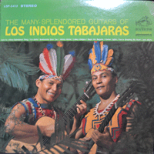 LOS INDIOS TABAJARAS - THE MANY-SPLENDORED GUITARS OF LOS INDIOS TABAJARAS (* USA 1st press) EX++