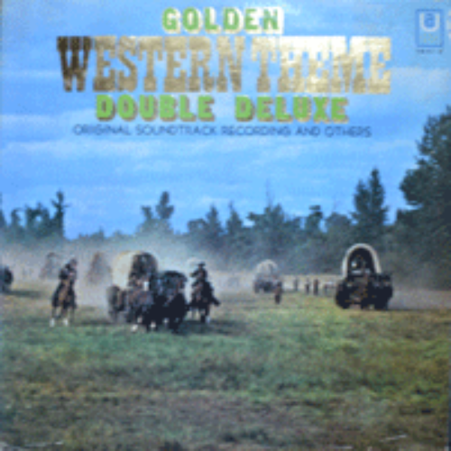 GOLDEN WESTERN THEME DOUBLE DELUXE - ORIGINAL SOUNDTRACK RECORDING AND OTHERS &quot;OST&quot; (2LP/* JAPAN ORIGINAL) NM/NM