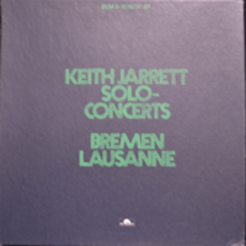 KEITH JARRETT - SOLO CONCERTS / BREMEN LAUSANNE (3 LP BOX SET + 12 PAGE 해설지 BOOKLET/* USA ORIGINAL) 3LP MINT