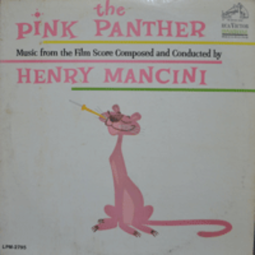 PINK PANTHER - HENRY MANCINI (Music from the FILM SCORE/ American composer, conductor and arranger/* USA 1st press) strong EX++
