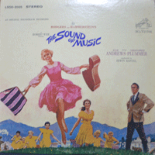 THE SOUND OF MUSIC - OST (JULIE ANDREWS, CHRISTOPHER PLUMMER 주연 1965년작/8 PAGE 컬러해설집/* USA 1st press) EX++/NM