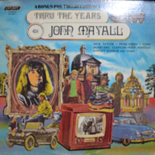 JOHN MAYALL - THRU THE YEARS (2LP/PETER GREEN의 절묘한 주법의 명곡 &quot;OUT OF REACH&quot; 수록/JOHN MCVIE,ERIC CLAPTON/* USA 1st press) NM/MINT  *SPECIAL PRICE*