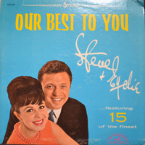 STEVE LAWRENCE &amp; EYDIE GORME - OUR BEST TO YOU (FOOTSTEPS/PRETTY BLUE EYES 수록/* USA 1st press) NM