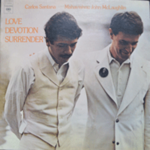CARLOS SANTANA / MAHAVISHNU JOHN McLAUGHLIN - LOVE DEVOTION  (Jazz-Rock/* USA ORIGINAL  KC 32034) MINT