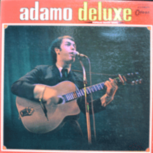 ADAMO - ADAMO DELUXE (RED VINYL/이태리 &quot;시칠리&quot;출신의 가수 작사 작곡자/CRIER TON NOM 수록/ * JAPAN) MINT