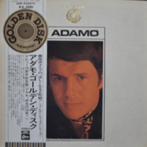 ADAMO - ADAMO GOLDEN DISK  (2LP/이태리 &quot;시칠리&quot;출신의 가수 작사 작곡자/MON CINEMA/ &quot;그리운 시냇가&quot; 수록/* JAPAN) MINT/MINT