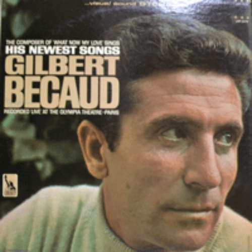 GILBERT BECAUD - HIS NEWEST SONGS (NATHALIE 수록/* USA 1st press - Liberty ‎– LST-7470) MINT