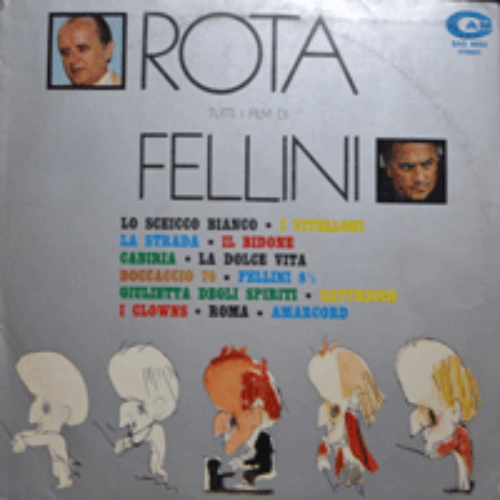 NINO ROTA - ROTA TUTTI I FILM DI FELLINI (OST/* ITALY ORIGINAL) strong EX++