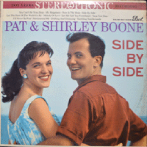 PAT &amp; SHIRLEY BOONE - SIDE BY SIDE (VAYA CON DIOS 수록/* USA 1st press) EX++/NM