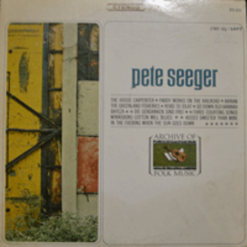 PETE SEEGER - PETE SEEGER (&quot;아리랑&quot;을 최초 영어버젼으로 발표한 앨범/* USA ORIGINAL) strong EX++