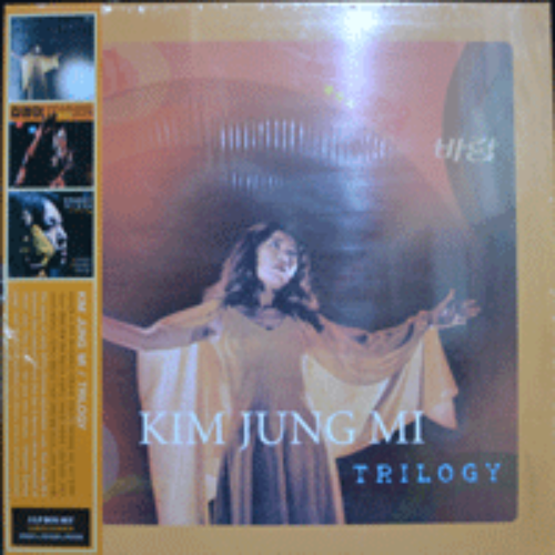 김정미 - KIM JUNG MI TRILOGY (3LP Box Set/미공개 포스터 + 4P인서트 + 스티커 + OBI 포함 한정반) 미개봉  *사진참조*