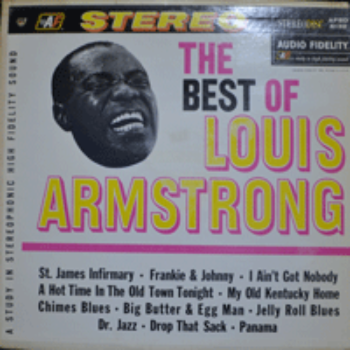 LOUIS ARMSTRONG - THE BEST OF LOUIS ARMSTRONG  (ST. JAMES INFIRMARY 수록/* USA 1st press) MINT