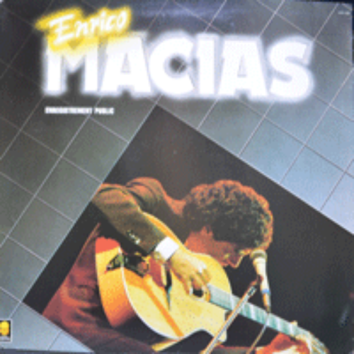 ENRICO MACIAS - ENREGISTREMENT PUBLIC (알제리 출신의 작곡자며 기타리스트인 샹송가수/ADIEU MON PAYS 등등 그의 BEST 곡들 수록/* FRANCE ORIGINAL) strong EX++