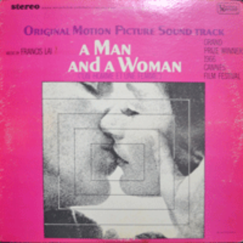 A MAN AND A WOMAN &quot;UN HOMME ET UNE FEMME&quot; - OST (영화 &quot;남과 여&quot;/MUSIC BY FRANCIS LAI/* USA) NM-