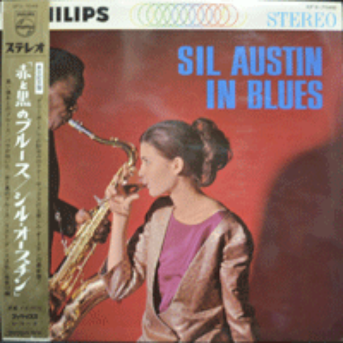 SIL AUSTIN - IN BLUES (American jazz saxophonist and band leader /&quot;적과 흑의 부르스&quot; 赤と黑のブル-ス 수록/* JAPAN ORIGINAL) MINT