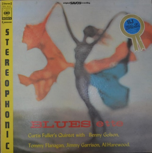 CURTIS FULLER&#039;S QUINTET -  BLUES ETTE GOLSON FLANAGAN GARRISON HAREWOOD (* JAPAN SOPL 50-SY) NM