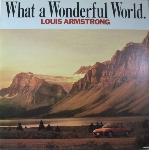 LOUIS ARMSTRONG - WHAT A WONDERFUL WORLD (American jazz trumpeter singer  / * JAPAN) MINT