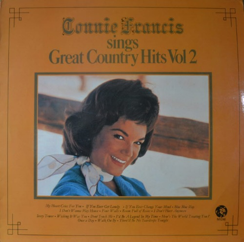 CONNIE FRANCIS - GREAT COUNTRY HITS VOL 2  (정훈희의 &quot;그모습 어디에&quot; 원곡 WISHING IT WAS YOU 수록/* UK) LIKE NEW   *SPECIAL PRICE*