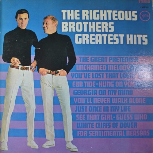 RIGHTEOUS BROTHERS  - GREATEST HITS (LIKE NEW)