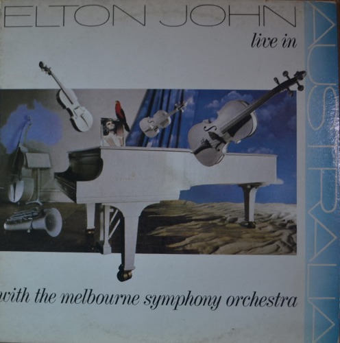 ELTON JOHN - LIVE IN AUSTRALIA WITH THE MELBOURNE SYMPH&#039; ORCHESTRA (2LP) MINT/MINT