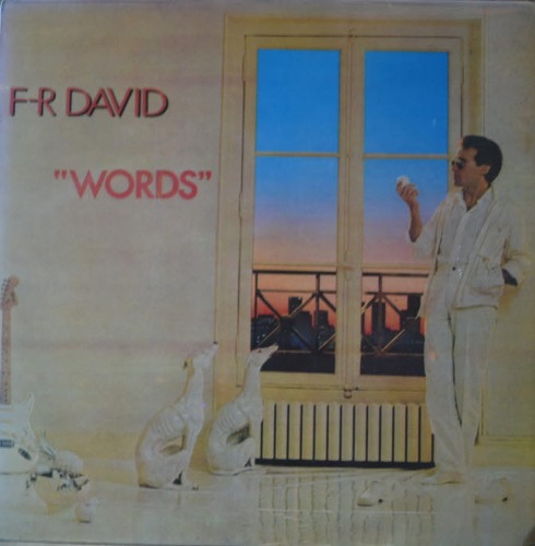 F.R DAVID - WORDS (French singer)  NM-