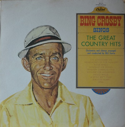BING CROSBY - SINGS, THE GREAT COUNTRY HITS  (LIKE NEW)