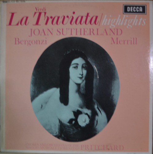 Joan Sutherland/Carlo Bergonzi/Robert Merrill/John Pritchard - Verdi: La Traviata - Highlights (축배의 노래/ 성음 SEL-RD 036) LIKE NEW