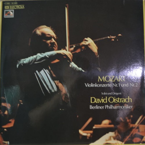 David Oistrach - Mozart  Violinkonzerte Nr. 1 Und Nr. 2 Berliner Philharmoniker (* GERMANY  1C 065-02323) NM-