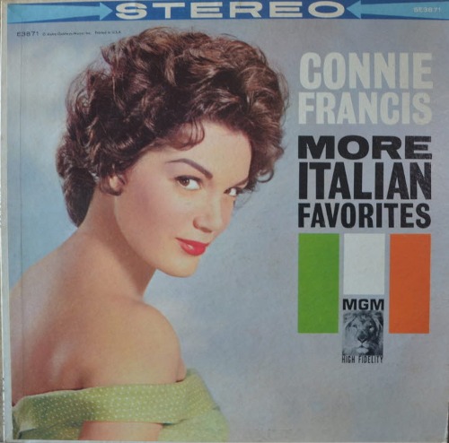 CONNIE FRANCIS - MORE ITALIAN FAVORITES (MONO/* USA 1st press  MGM SE  3871) NM-