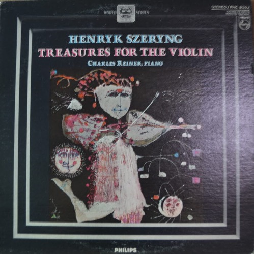Henryk Szeryng - Treasures For The Violin / Charles Reiner : Pianio (Tomaso Antonio Vitali 의 Chaconne 수록/* USA PHC 9092) NM