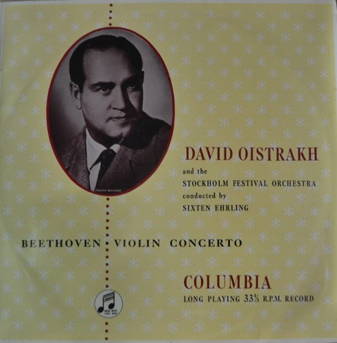 David Oistrakh - Beethoven: Violin Concerto in D major, Op.61 (* UK ORIGINAL 33CX 1194 MONO초반) NM