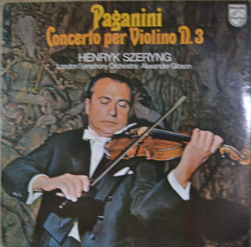 Henryk Szeryng - Paganini: Concerto Per Violino Nr.3 (PAGANINI;바이올린협주곡 제3번/ 성음 SEL-100 225) NM/NM-