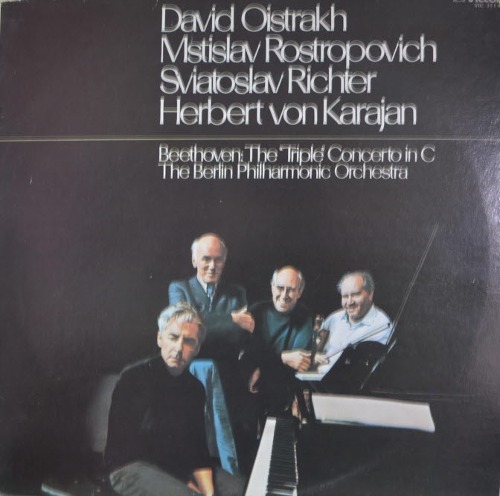 David Oistrakh/Mstislav Rostropovich/Sviatoslav Richter - Beethoven: Triple Concerto In C (BEETHOVEN;3중 협주곡/베를린 필/카라얀/ 서울음반 SYCR 003) NM/NM-