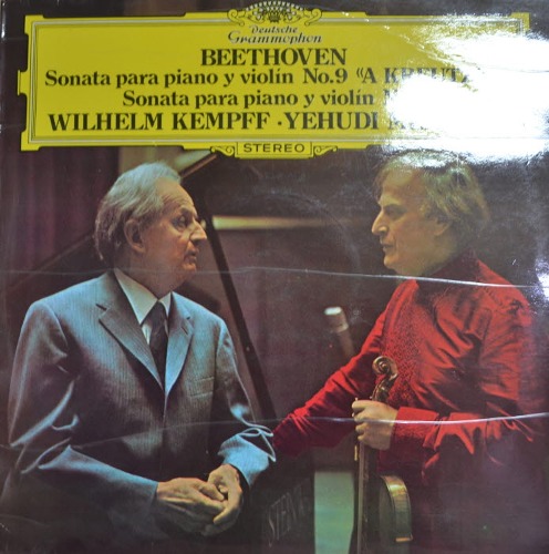 Yehudi Menuhin / ‎Wilhelm Kempff – Ludwig van Beethoven Violinsonaten · Violin Sonatas Op. 47 »Kreutzer« · Op. 30 No. 3 (* SPAIN  2530 135) NM