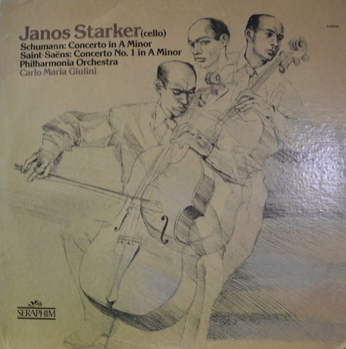 Janos Starker - Schumann/Saint-Saëns: Cello Concertos (* USA  S-60266) NM