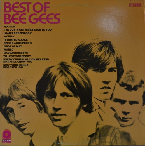BEE GEES - BEST OF BEE GEES  (HOLIDAY/I STARTED A JOKE/FIRST OF MAY 수록/* USA ORIGINAL 1st press SD 33-292  Terre Haute Pressing) NM-/NM