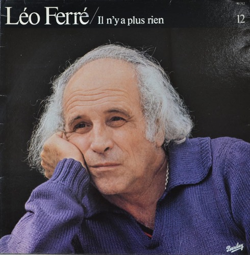 LEO FERRE - Il N&#039;y A Plus Rien Vol 12 (* FRANCE ORIGINAL  Barclay – 90312) NM
