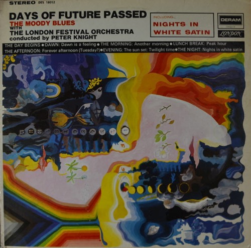 MOODY BLUES - DAYS OF FUTURE PASSED ( British Prog rock group / * USA 1st press  DES-18012) MINT