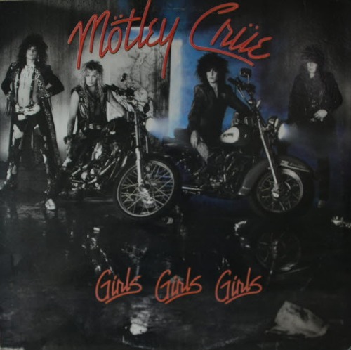 MOTLEY CRUE - GIRLS GIRLS GIRLS  (Los Angeles Hard Rock, Glam Band/ * USA ORIGINAL Elektra – 60725-1  Black/Red Labels) NM-