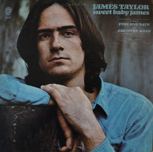 JAMES TAYLOR - Sweet Baby James (American singer/songwriter/ 	Fire And Rain 수록/가사지와 포스터/*  USA ORIGINAL 1st press  WS 1843) NM/MINT