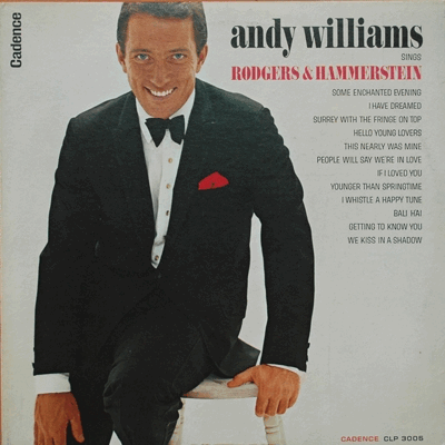ANDY WILLIAMS - SINGS RODGERS &amp; HAMMERSTEIN (* USA ORIGINAL) NM