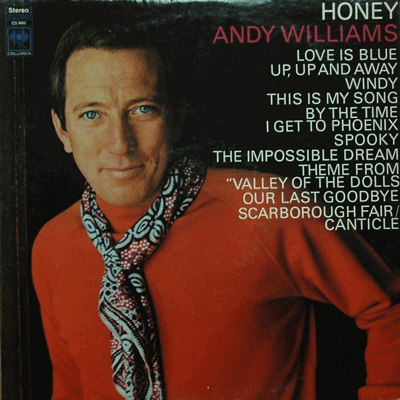 ANDY WILLIAMS - HONEY (PROMO COPY/* USA ORIGINAL) NM    *SPECIAL PRICE*