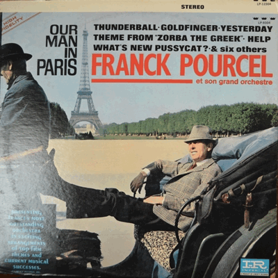 FRANCK POURCEL - OUR MAN IS PARIS (MR. LONELY 수록/* USA) NM