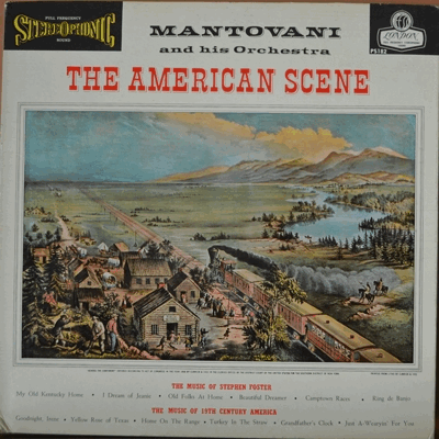 MANTOVANI - THE AMERICAN SCENE (HOME ON THE RANGE 수록/LONDON BLUE BACK)